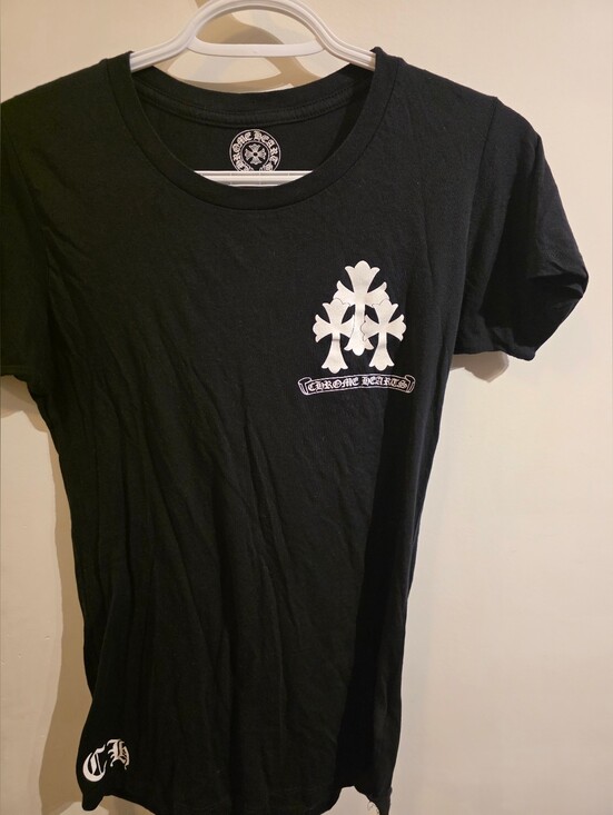 Chrome Hearts Tops - Chrome Hearts Spine Cross Tee